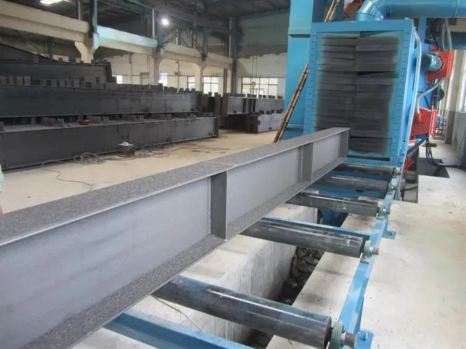 河源自动输送重型工件喷砂机及其应用