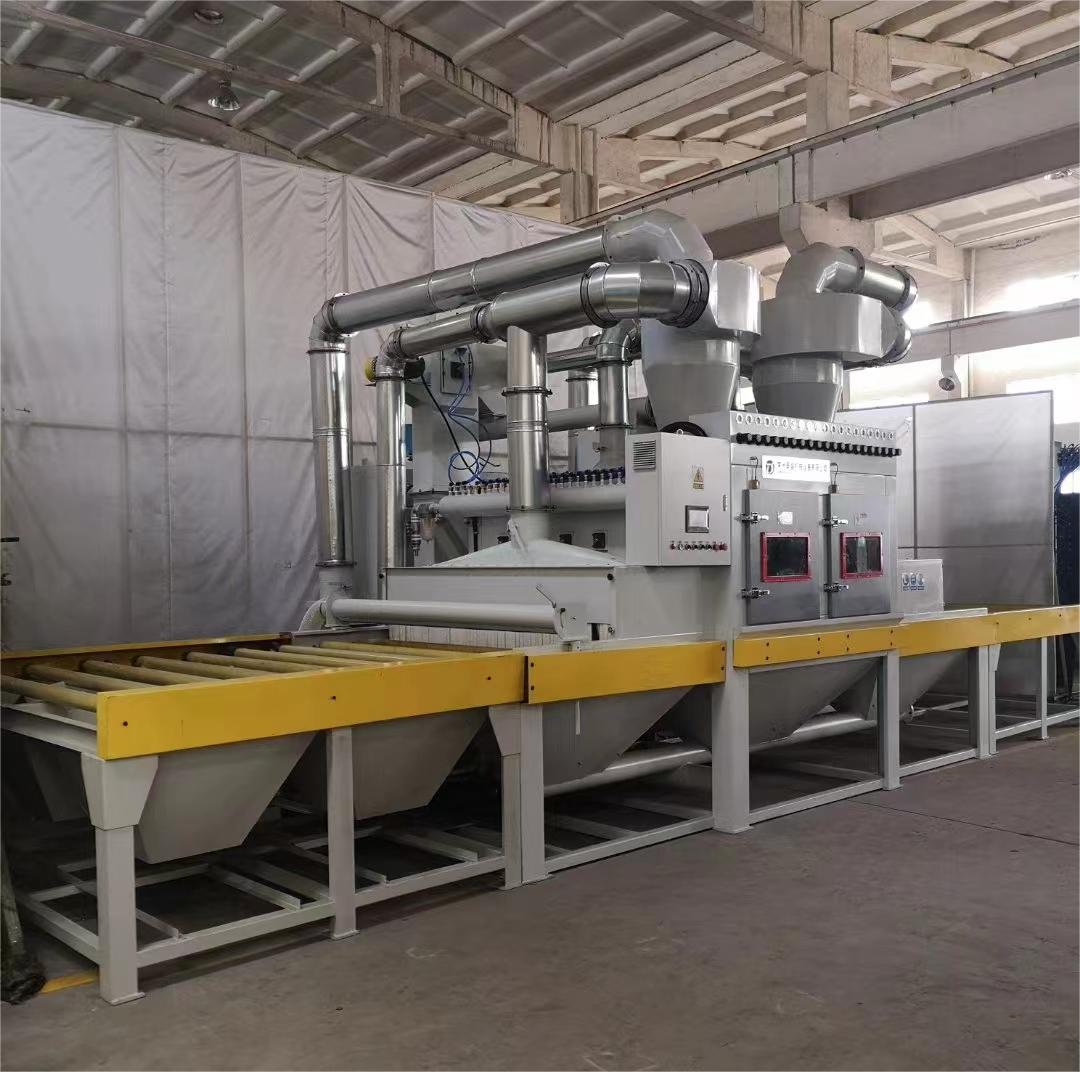 河源抛丸机跑砂是什么原因