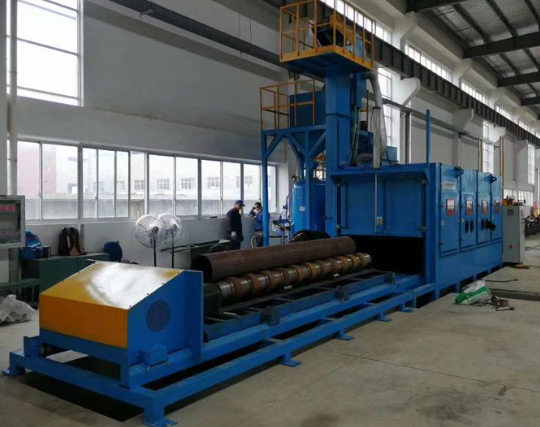 河源喷砂机在管道除锈中的现场施工应用