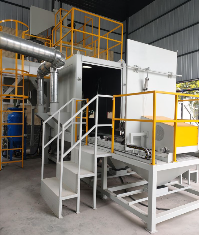 河源全自动喷砂机 实现无人化高效生产