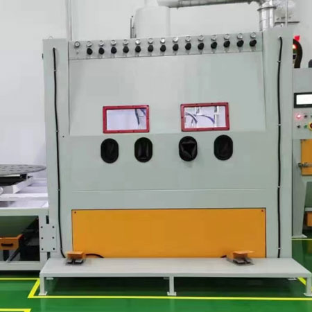 河源高效生产，从箱体手动喷砂机开始，提升零部件质量